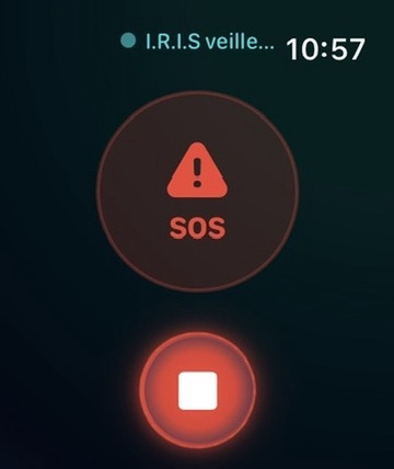 IRIS Apple Watch Screenshot